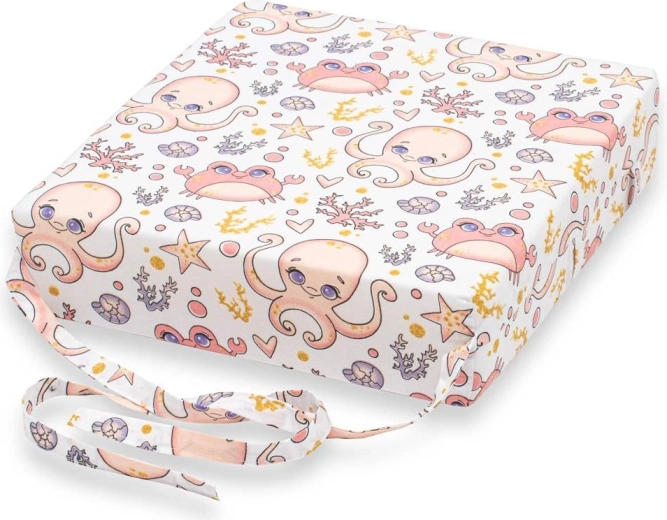 New Baby BASIC Children's Chair Booster Seat with Octopus Design – Pink