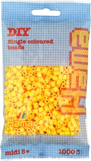 Iron-on beads yellow 5 mm – 1000 pcs