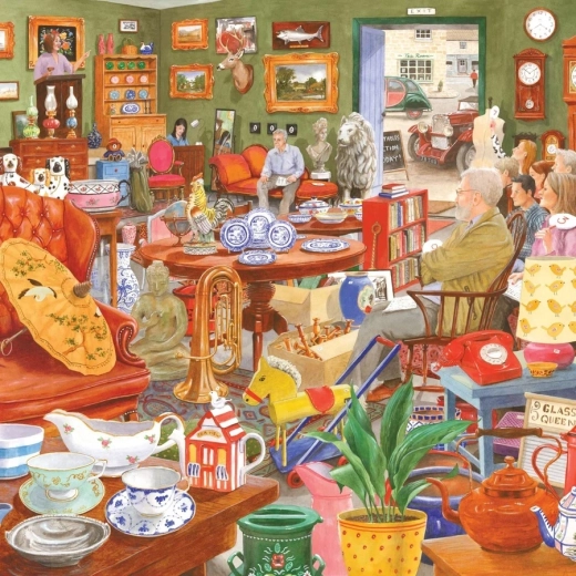 Detailed antique auction design