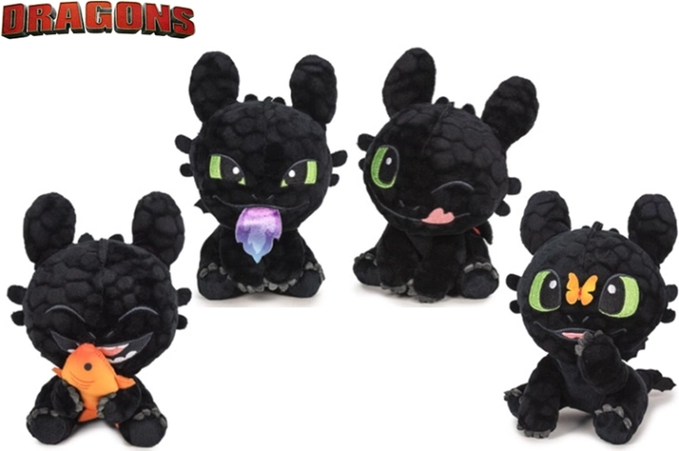 Toothless Plush Dragon How to Train Your Dragon 30 cm - 1 piece