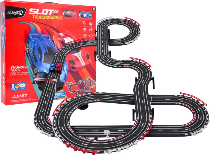 Състезателна писта Track Sport – електрически комплект с автомобилна писта 5,53 м