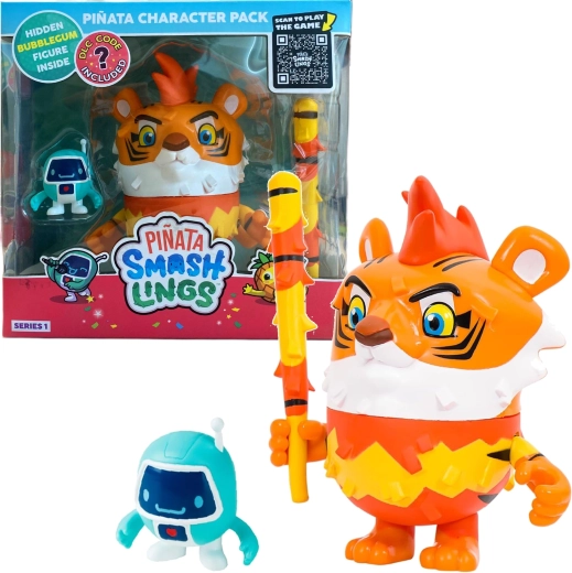 Пинята тигър Мо с 2 фигурки PINATA SMASHLINGS