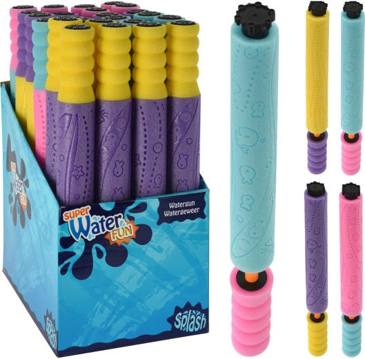 Kids’ EVA foam water squirting gun 42 × 5 cm, assorted colors