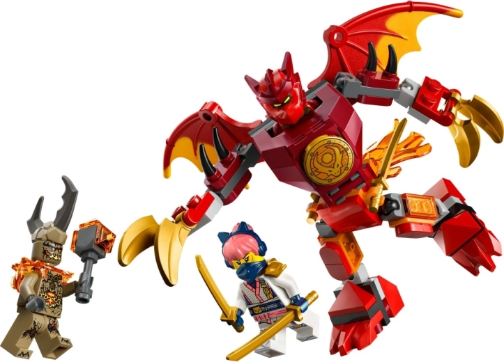 Dragon suit with movable wings and claws