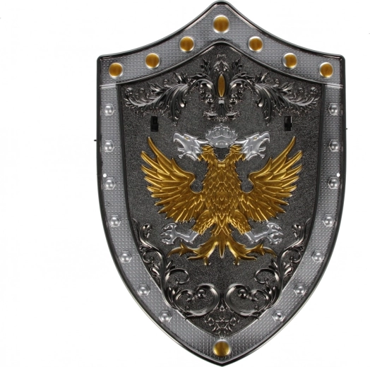 Decorative heraldic shield for heroic defense