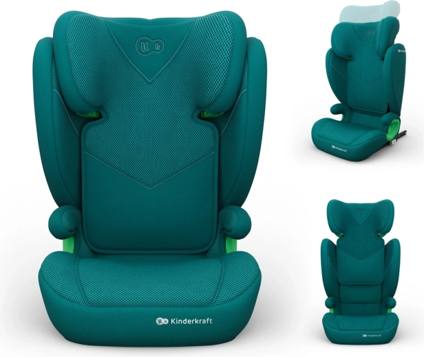 Kinderkraft car seat Junior fix 2 plus i-Size 100–150 cm green
