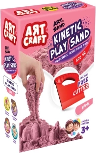 Art Craft кинетичен пясък розов 500 g