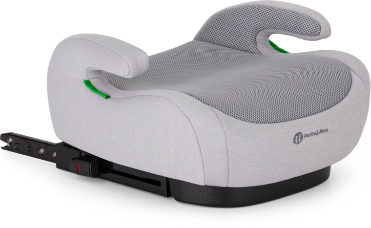 Petite & Mars подседалка optimus pro i-Size air gentle grey 125–150 cm