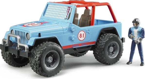 Теренен автомобил Bruder Jeep с шофьор