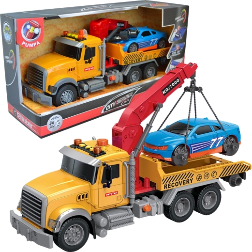 Tow Truck with Racing Car 1:12
