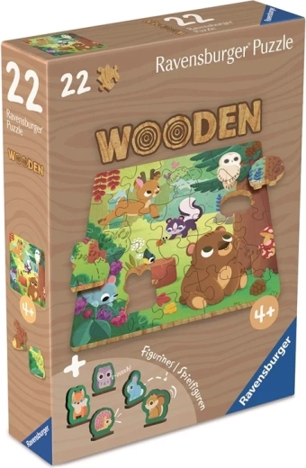 Ravensburger дървен пъзел „Джунгла“ – 22 части