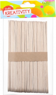 Wooden craft sticks 15x1.8 cm, 50 pieces