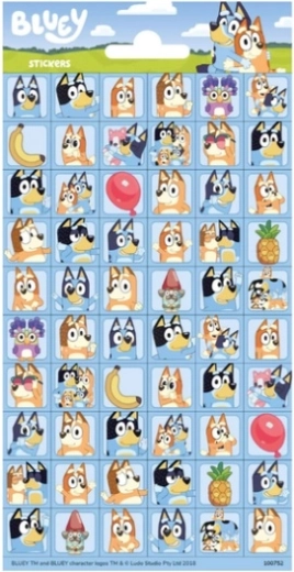 Bluey мини стикери – 60 бр.
