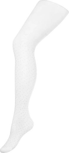 Children’s microfiber tights New Baby white size 140–146