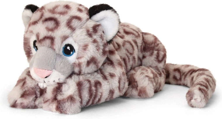 Плюшен снежен леопард Keel toys 45 см