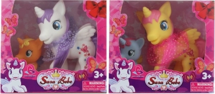 Unicorn Set – Large and Small Plastic Unicorn for Kids