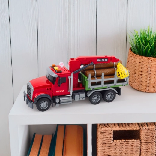 Въртящ се кран с механична щипка