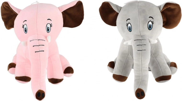 Plush Sitting Elephant 30 cm