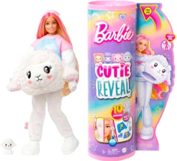 Barbie Cutie Reveal Cosy Cute Tees Sheep Doll