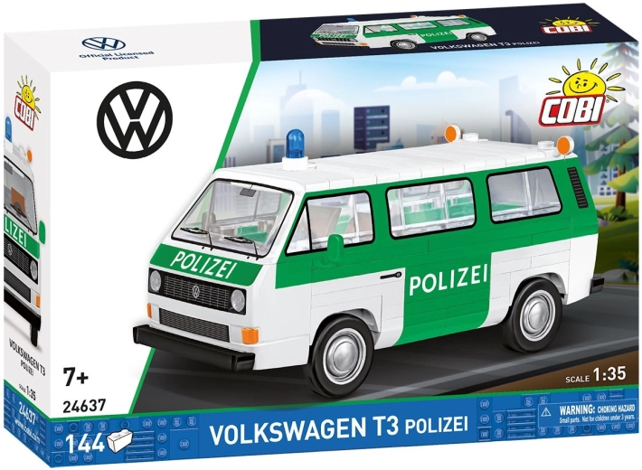 Cobi Volkswagen T3 полиция 1:35 (144 части) - 1 брой