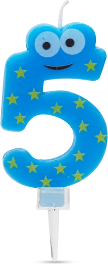 Тортена свещ с цифра 5