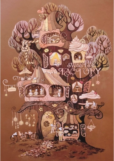 Puzzle Magnolia Candy Factory 1000 Pieces