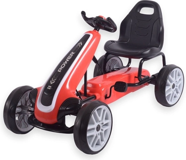 Kids’ pedal go-kart MILLY MALLY Power – red