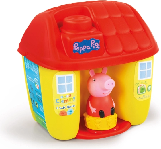 Clemmy baby Peppa Pig bucket with soft blocks