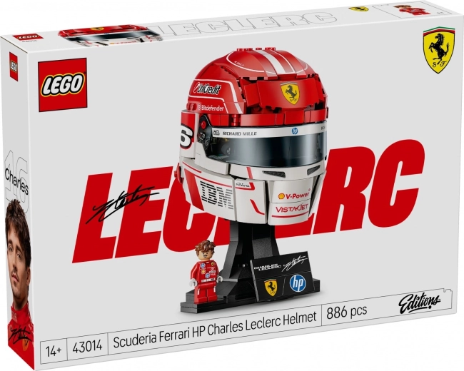 LEGO Editions каска Charles Leclerc Scuderia Ferrari HP