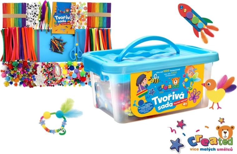 Created large creative box with more than 1,000 pieces