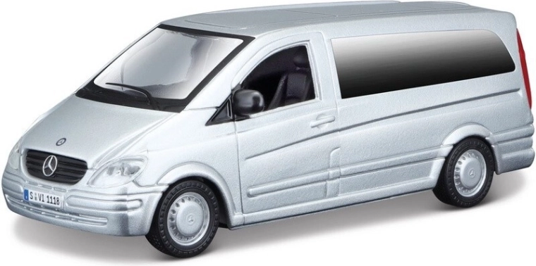 Метален модел Mercedes‑Benz Vito 1:32 сребърен