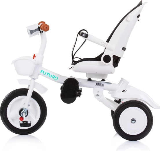 Rubber wheels for a quiet, smooth ride