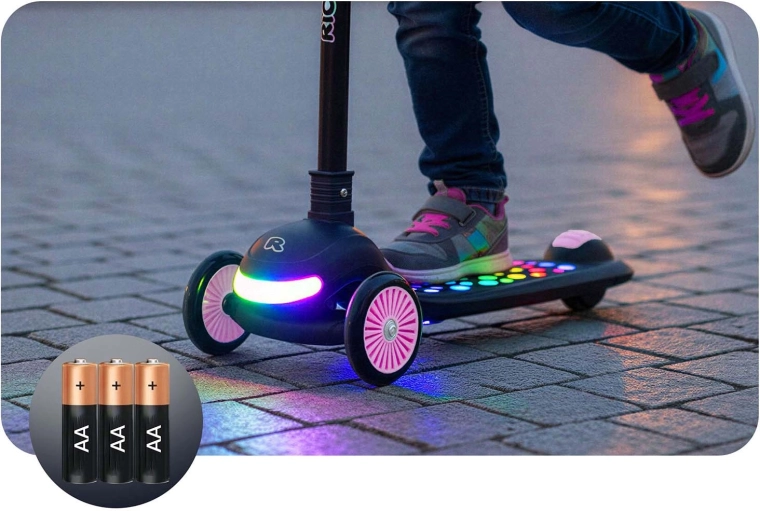 Светлинно шоу: до 6 LED режима в платформата