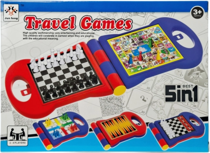 Travel Game Set 5-in-1