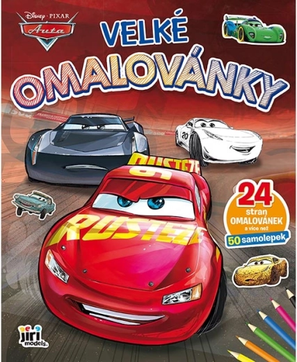 Large Cars Coloring Book
