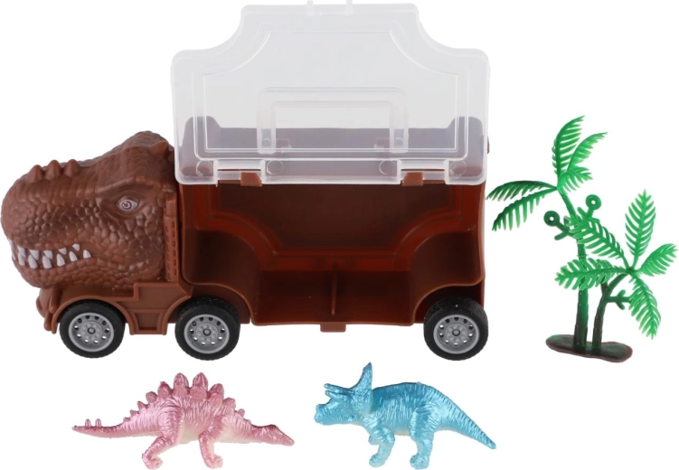 Transparent storage compartment right in the vehicle