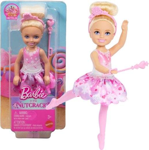 Barbie Chelsea балерина снежна фея (Лешникотрошачката) - 1 брой