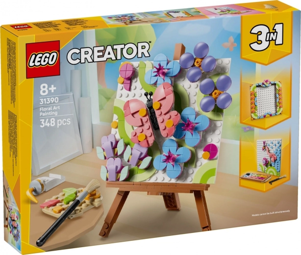 LEGO Creator декоративна картина с цветя 3 в 1