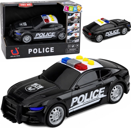 Police car (patrol car) with lights and sounds 1:32 - 1 piece