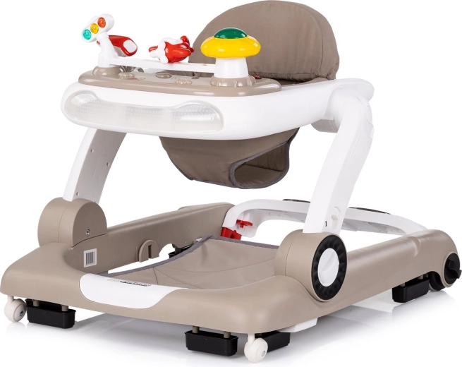 Интерактивна детска проходилка 4в1 Little Explorer – бежова