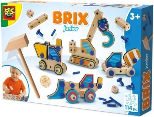 SES BRIX Junior конструктивен комплект – строителни превозни средства
