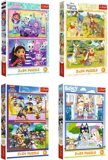 Puzzle 2×24 pieces – assorted themes