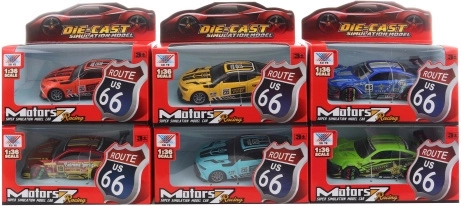 Metal pull-back sports toy car