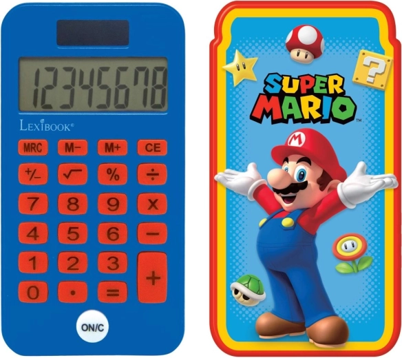 Pocket Calculator with SUPER MARIO Theme by Lexibook