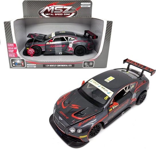 Metal Bentley Continental GT3 Concept Model 1:24 with Lights and Sound