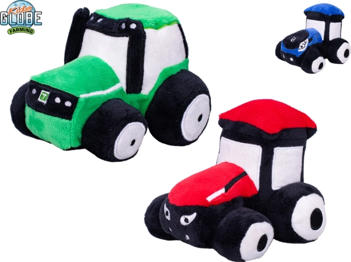 Плюшен трактор Kids Globe Farming 13 см