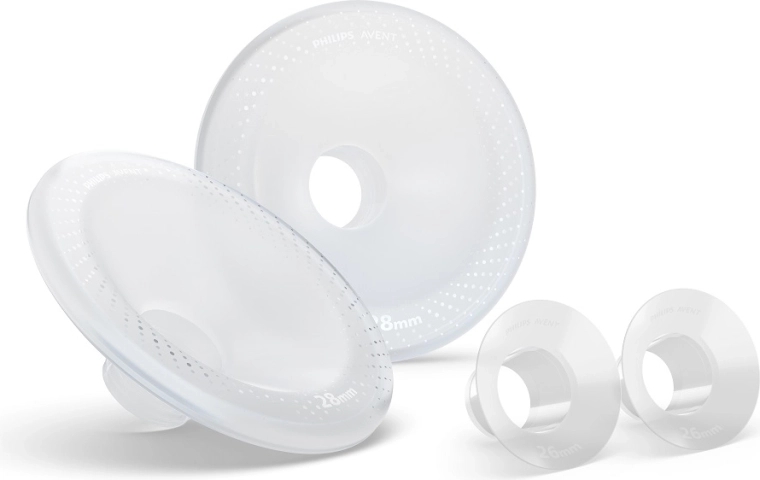 Philips Avent hands-free силиконови вложки и накрайници за гърда L
