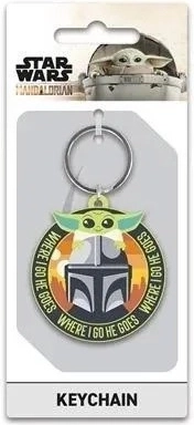 Гумов ключодържател Mandalorian - Where I Go