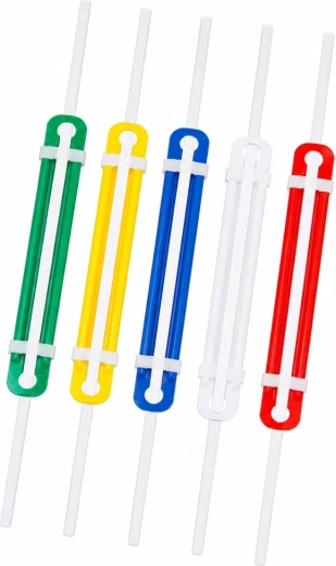 Assorted colors for easy sorting