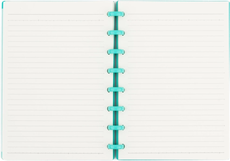 Disc ring binding for comfortable writing